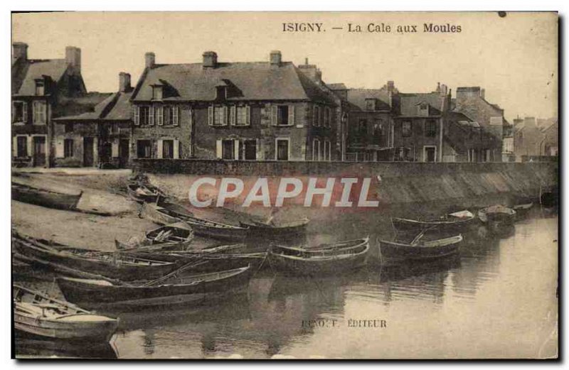 Old Postcard Isigny The wedge mussel