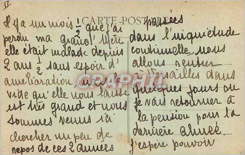 Old Postcard Pau Chateau Henry IV Cradle