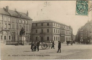 CPA SEDAN - Place Turenne et Palais de Justice (134766)