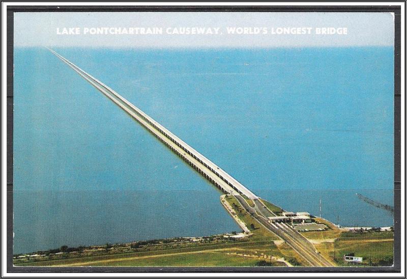 Louisiana, New Orleans Lake Pontchartrain Causeway - [LA-017X]