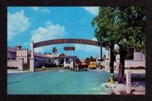 FL US Navy Naval Station KEY WEST FLORIDA Postcard PC