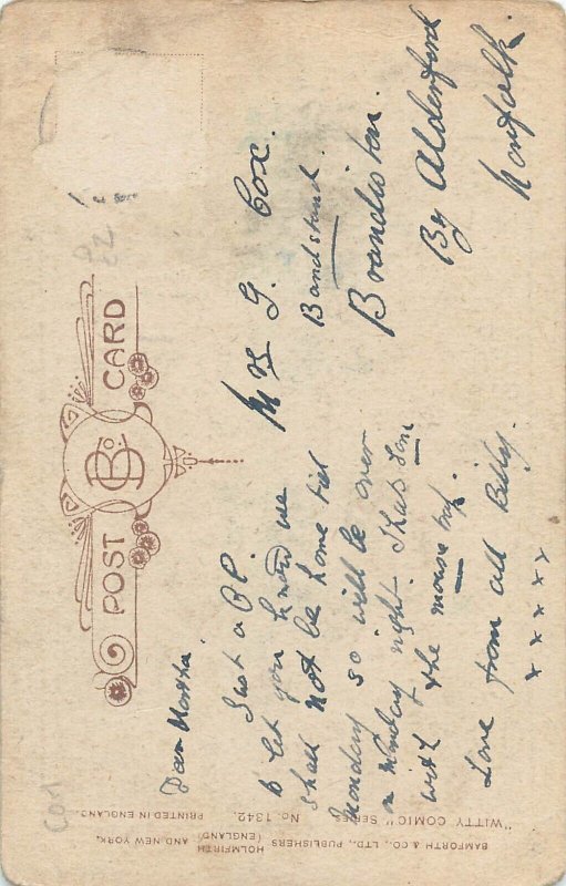 Humor comic caricature Witty comic father crying baby mouse trap pain D. Tempest