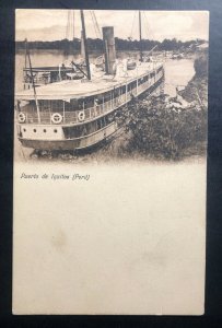 Mint Peru Real Picture Postcard RPPC Port Of Iquitos