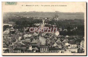 Meaux - Vue Generale taken to the Cathedral - - Old Postcard