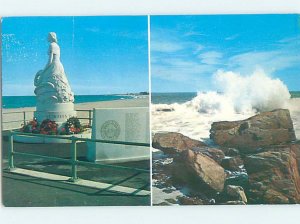 Pre-1980 MONUMENT SCENE Hampton Beach - Near Portsmouth New Hampshire NH AE7184