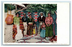 Fred Harvey Postcard Group of Navahoes Navajos Albuquerque NM New Mexico
