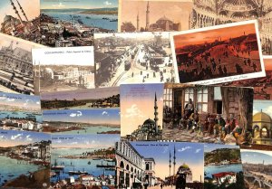 Lot of 20 vintage postcards all Turkey Istanbul