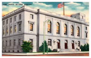 Postcard BUILDING SCENE Billings Montana MT AQ5812