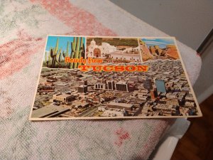 Vintage 1970's Howdy from Tucson, Arizona Postcard