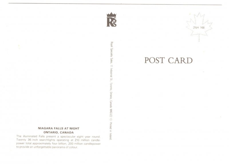 Niagara Falls at Night, Ontario