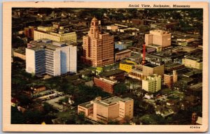 Aerial View Rochester Minnesota MN World Medical Center Building Postcard