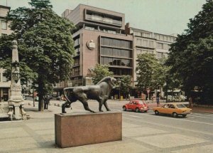 Germany Postcard - Dusseldorf, Konigsallee Mit Dem Dusseldorfer Lowen  RR8686