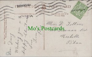 Genealogy Postcard - Fellows, 42 Freeman Road, Nechells, Birmingham  GL1728