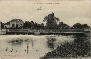 CPA Stenay - La meuse et la barrage (118539)