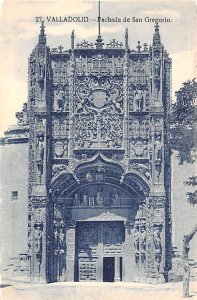 Fachada de San Gregorio Spain PostCard
