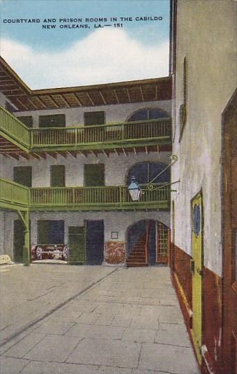 Courtyard And Prison Rooms In The Cabildo New Orleans Louisiana