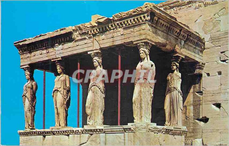 Postcard Modern Athens The Caryatids