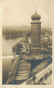 Czech Republic Prague Praha Novoměstské Mlýny RPPC 06.92