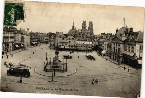 CPA ORLÉANS - La Place du Martroi (164223)