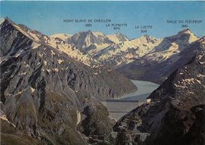 BR12431 Pointe de Voisson Mt Blanc de Cheillon Le plus haut barrage monde france