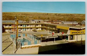 Billings MT Imperial 400 Motel Montana Postcard S22