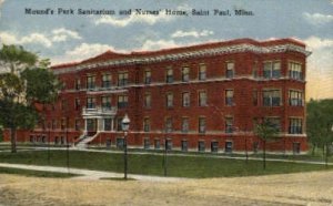 Mound's Park Sanitarium and Nurses' Home in St. Paul, Minnesota