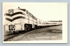 RPPC of The Freedom Train, #1776  ALCO PA-1, Real Photo c1947-1949 Postcard