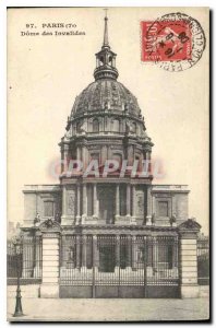 Postcard Old Paris 7 Dome des Invalides