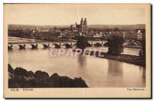 Postcard Old Tours Vue Generale