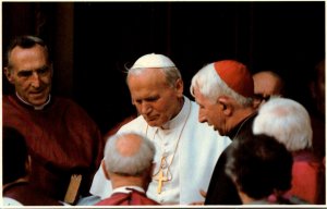 England London Papal Visit 1982 Greeting The Pope At Westminster 28 May 1982