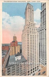 Transportation Building - New York City Postcards, New York NY Postcard