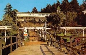 Roche Harbor Washington Hotel De Haro Street View Vintage Postcard K70642