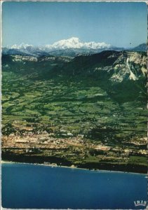 CPM AIX-les-BAINS et le Lac du Bourget - Panorama (1193349)