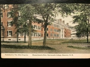 Vintage Postcard 1907-1915 Massachusetts Row Dartmouth College Hanover N.H.