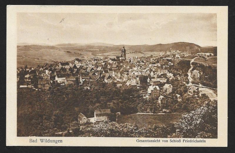 Castle Friedrichstein Bad Wildungen Hesse Germany used c1928