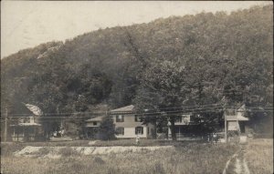 Homes - Winsted Connecticut CT Cancel & Publ Real Photo Postcard 1909