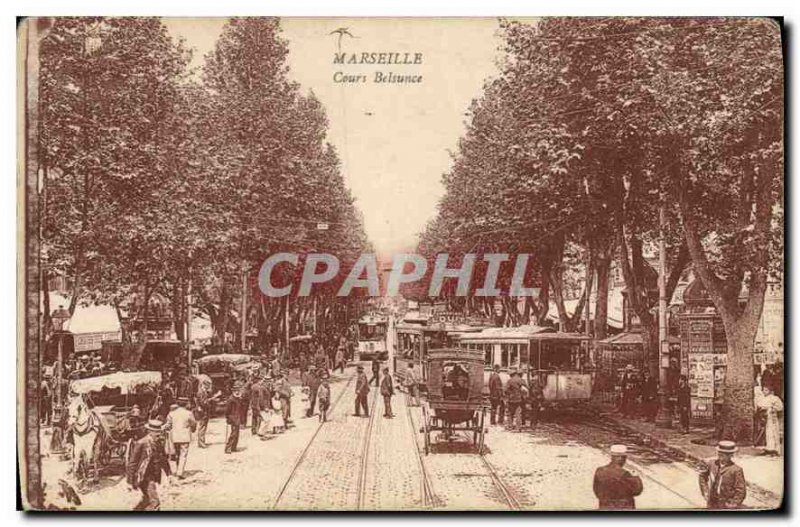 Postcard Old Course Belsunce Marseille