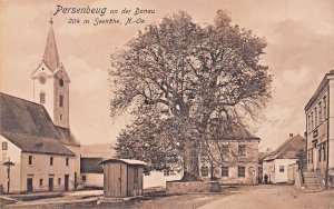 PERSENBEUG a d DONAU AUSTRIA~VILLAGE VIEW~204m SEEHOHE~1910s LEADERMANN POSTCARD