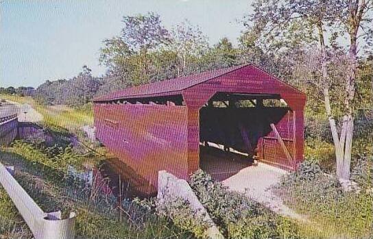 Maryland Bay View Gilpins Fall Covered Bridge