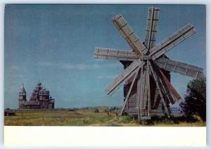 KIZHI Island Russian Orthodox Wooden CHURCH UNESCO Lot 10 Postcards in Folder