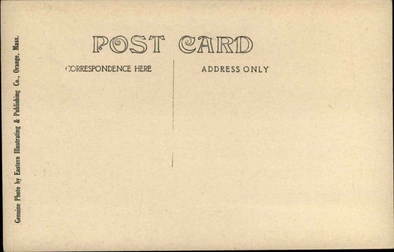 Madison ME RR Train Bridge c1910 Real Photo Postcard