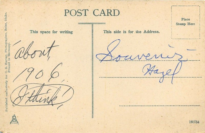 Boise Idaho c1907 Postcard Main Street Looking East  