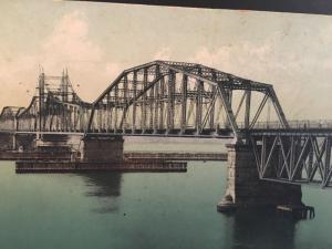 Postcard Hand Tinted View of New London Draw Bridge, New London, CT    Y5