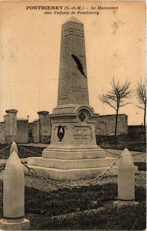 CPA  Militaire - Ponthierry - Le Monument aux Enfants de Ponthierry  (696657)