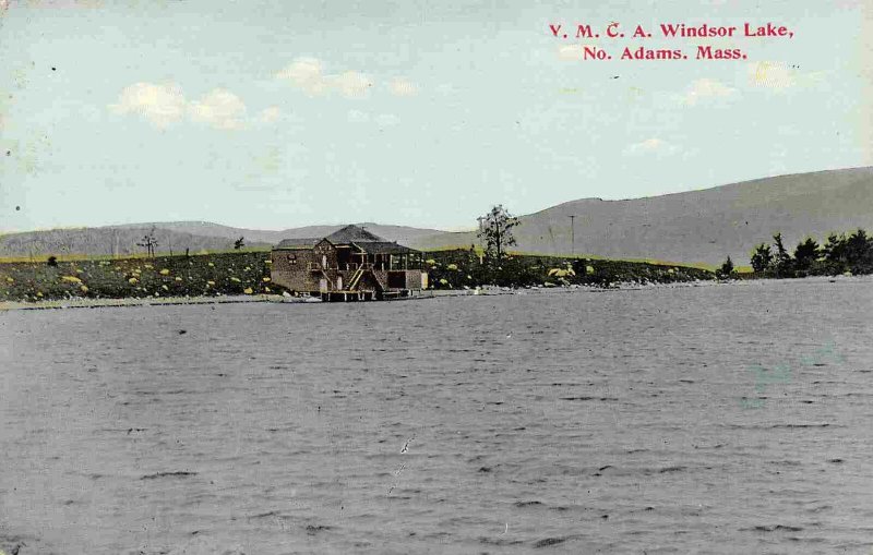 YMCA Windsor Lake North Adams Massachusetts 1910c postcard