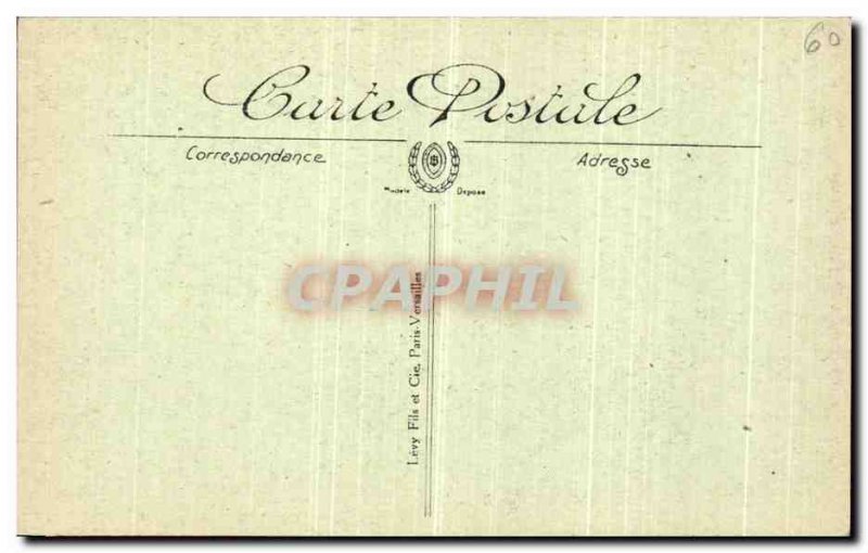 Old Postcard Chantilly Chateau de la Reine Blanche