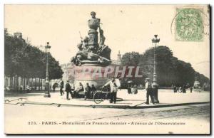 Paris 12 - Francis Garnier Monument Avenue of & # 39Observatoire - bike - Cyc...