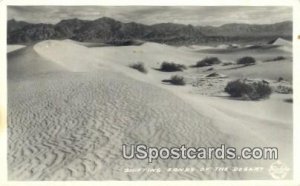 Real Photo - Shifting Sands - Desert, California CA  