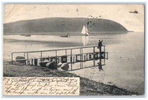 1904 Sirandpartie near Quellental Glucksburg Germany Antique Posted Postcard