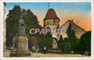 Modern Postcard 69 obernai place of the church and the monument Freppel